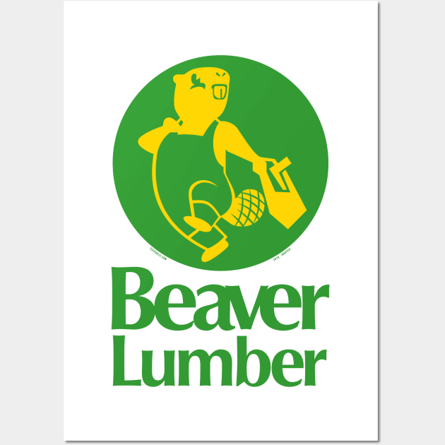 Beaver Lumber Wall Art by Roufxis